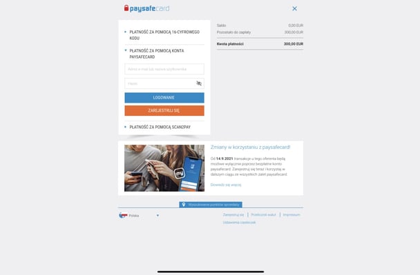 Paysafecard w kasynie online